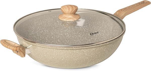 Panela Wok Oster 5,5L Cinza